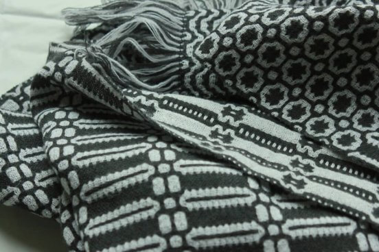 Deflected double weave