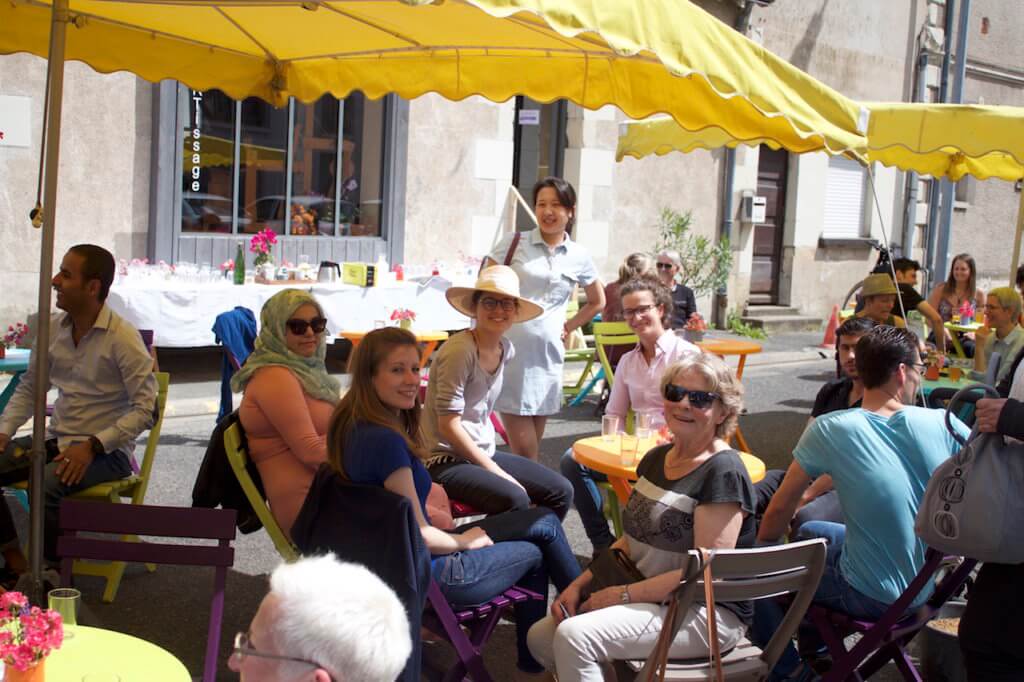 Inauguration Ecole de tissage Chinon