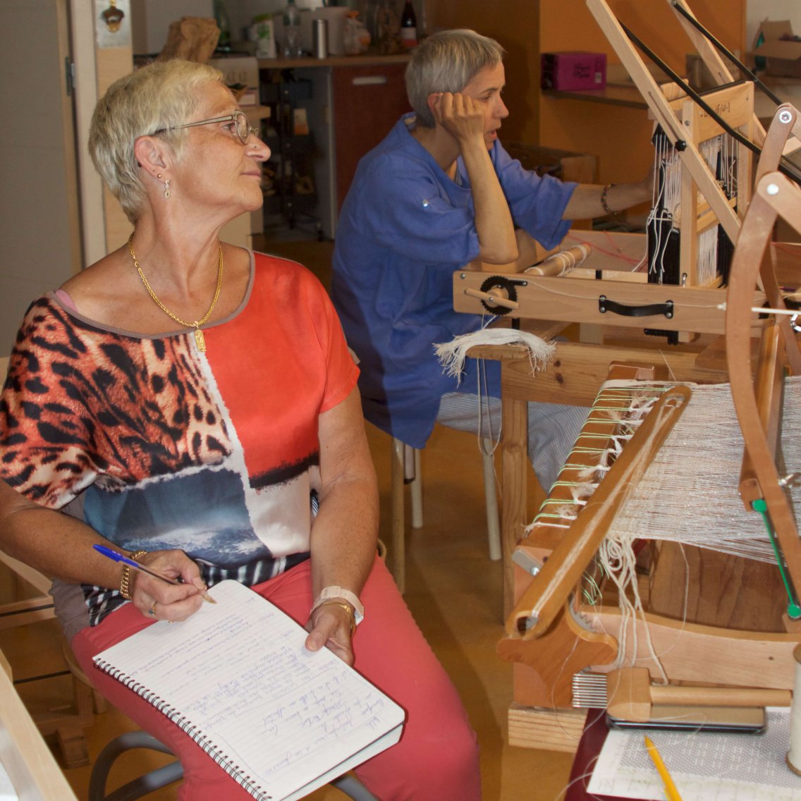 Rencontre mensuelle de tissage en bonne compagnie