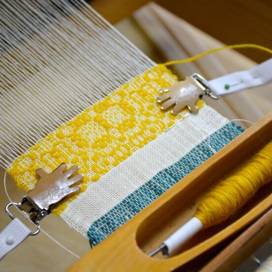 Tissage en cours