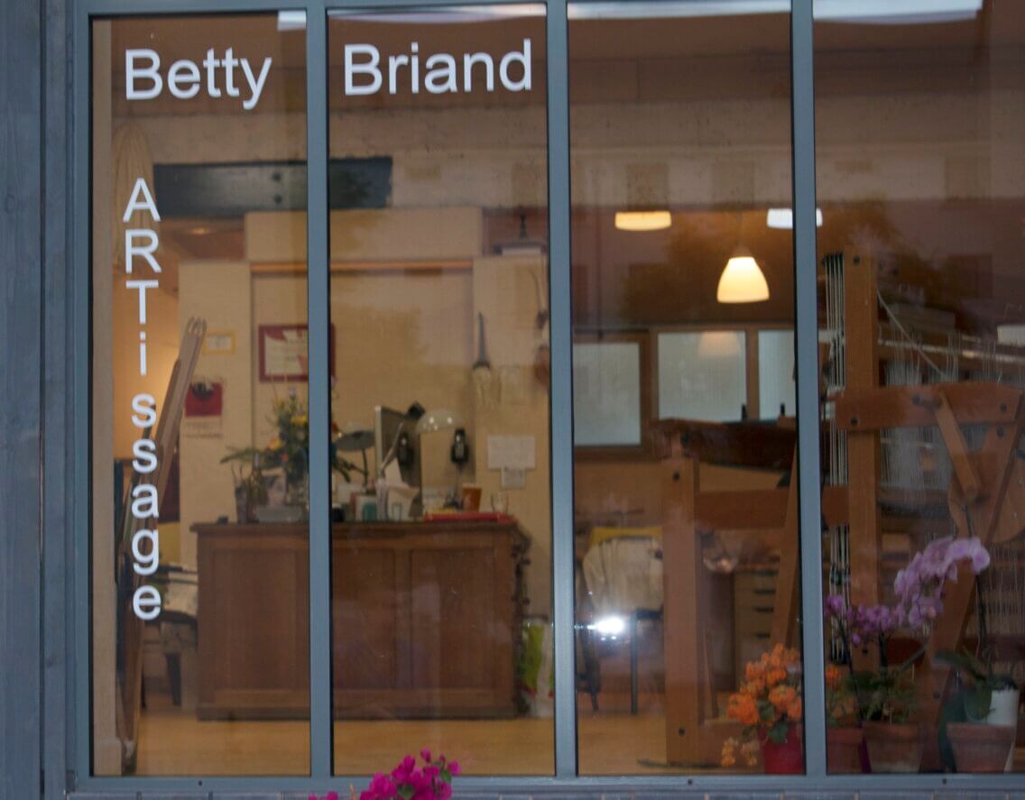 La vitrine de l'atelier