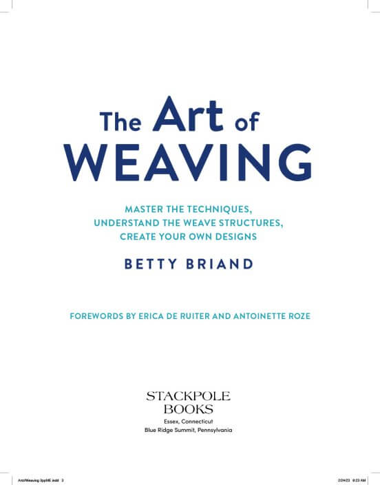 Texte Art of Weaving