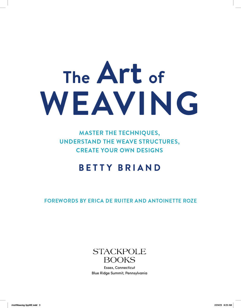 Texte Art of Weaving