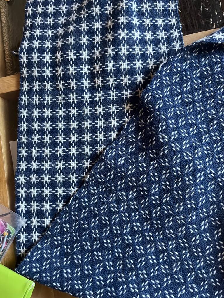 Tissage façon Sashiko